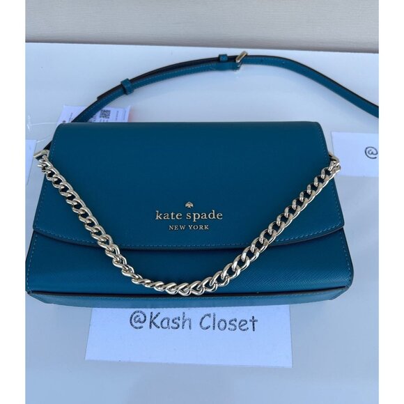 Kate Spade crossbody carson purse convertible shoulder bag dark peaco - Picture 4 of 9